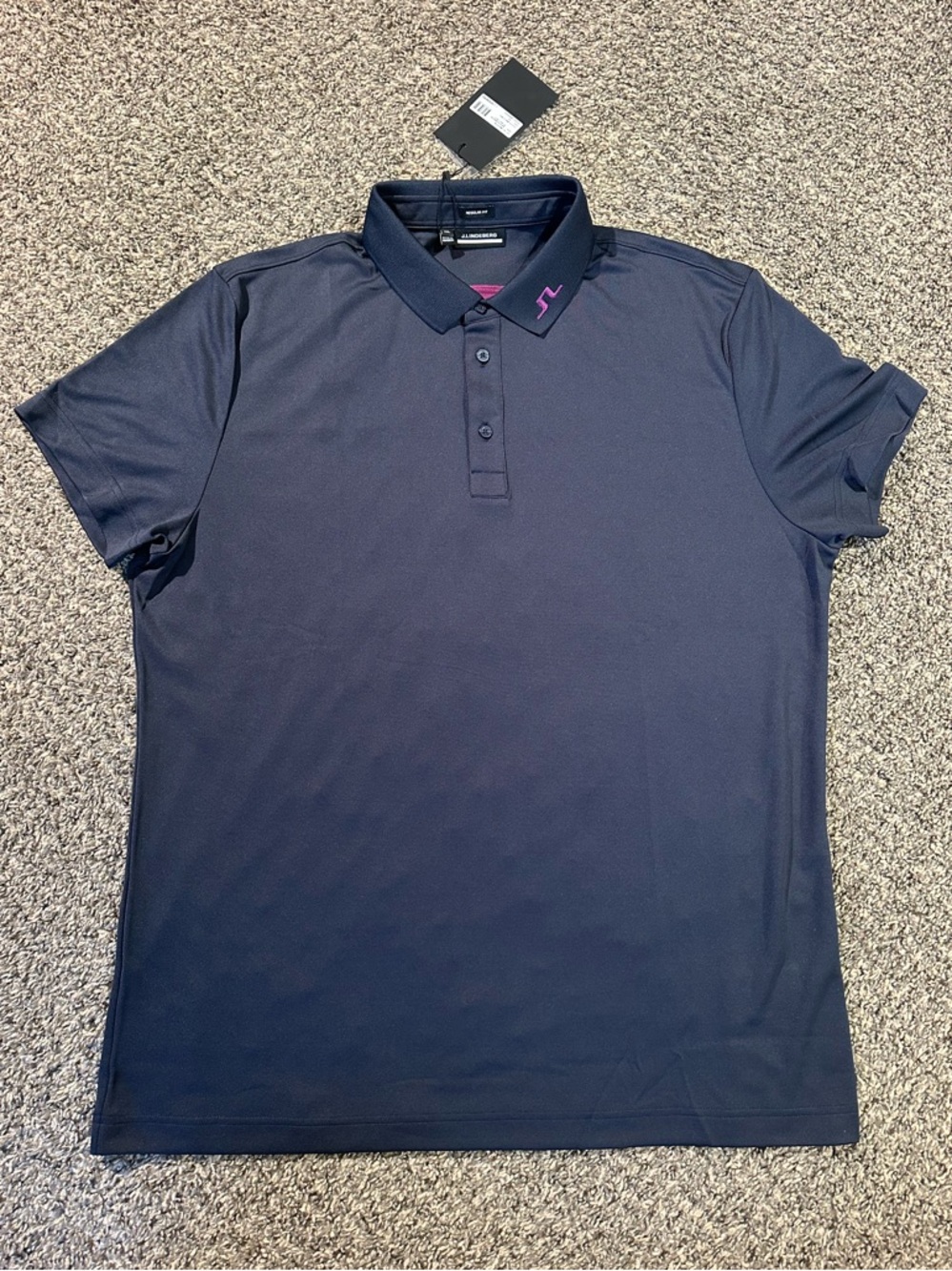 NWT J. Lindeberg Saks KV Degular Fit Polo.